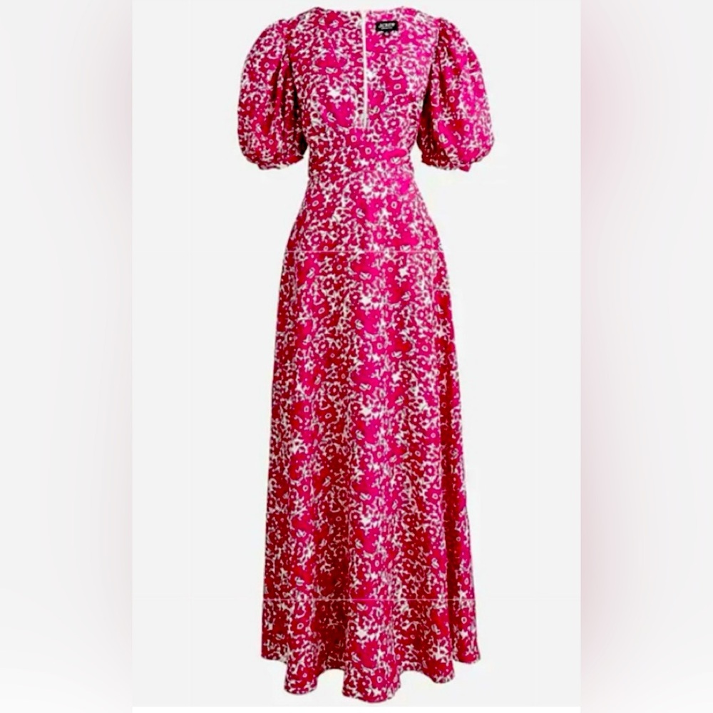 NWT J. Crew Pink Maxi Dress